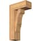Ekena Millwork Balboa Block Smooth Bracket w/ Offset Brace, Western Red Cedar, 7 1/2"W x 18"D x 30"H BKT0806X18X30BOA05SWR - alternate 1